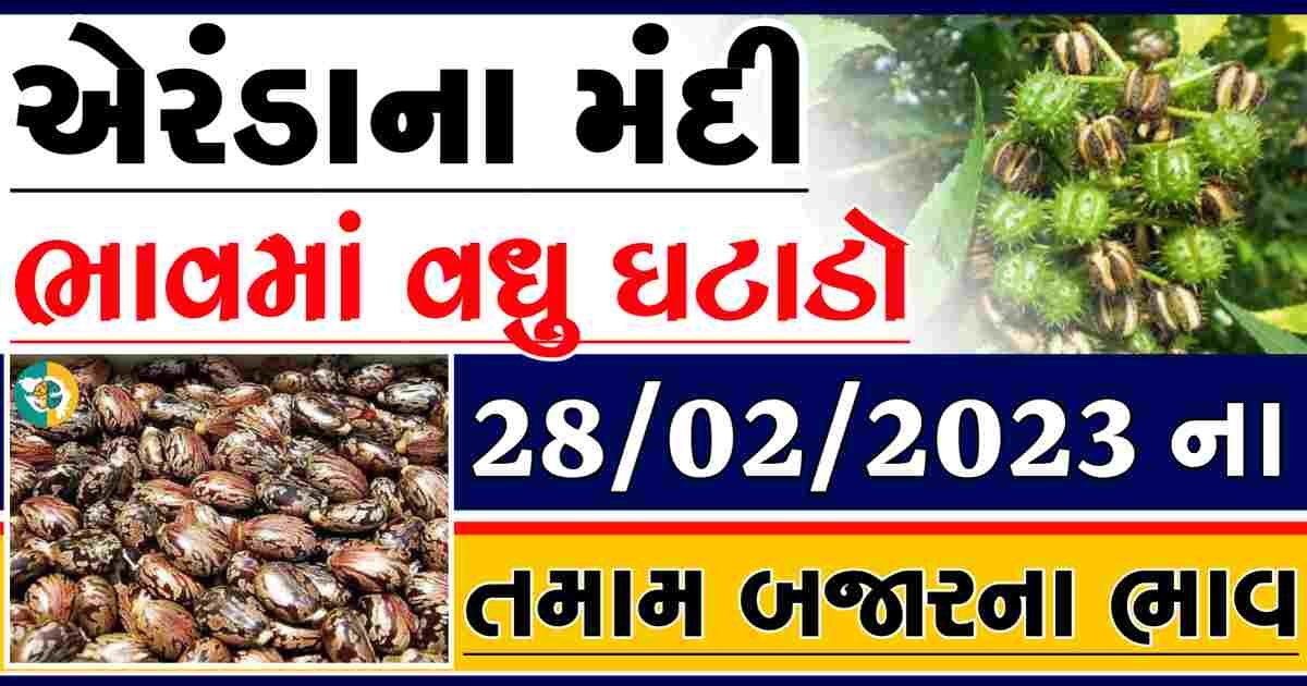 aaj na eranda na bajar bhav today apmc rate