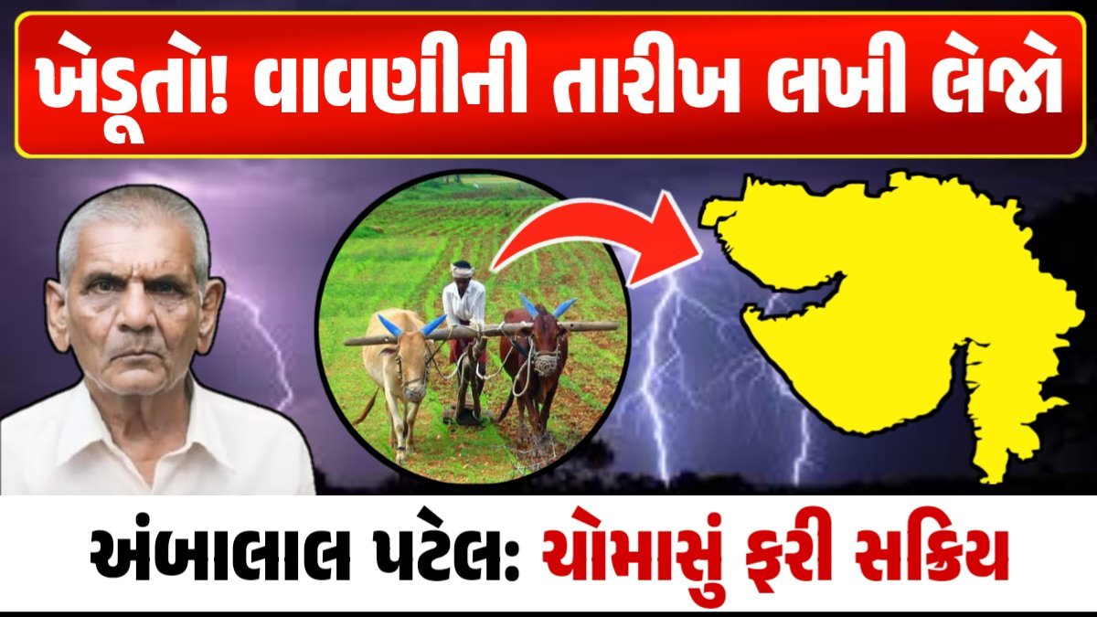 Ambalal Patel Rain Forecast Ambalal Patel and Meteorological Department Forecast: વરસાદ આગાહી, ગુજરાત હવામાન વિભાગ, વરસાદ આગાહી ચોમાસું ૨૦૨૪ અંબાલાલ પટેલ ambalal patel agahi