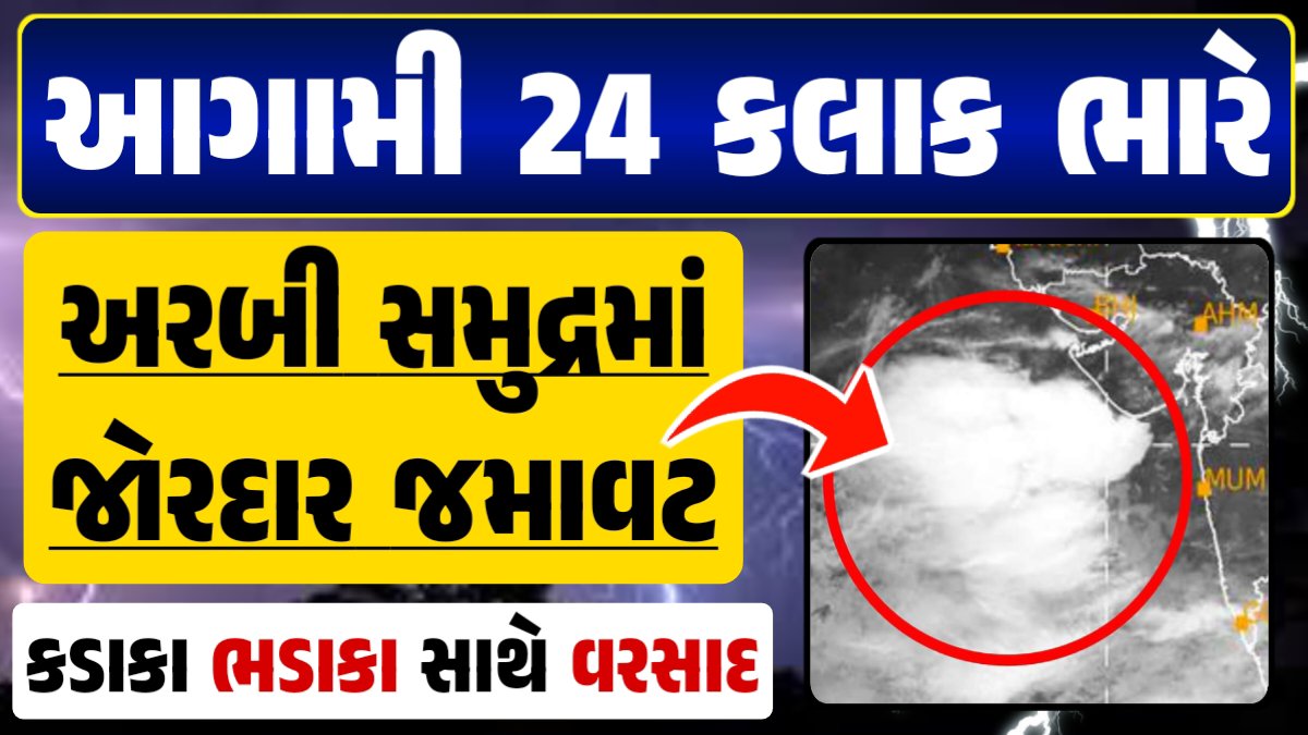 Gujarat Weather Forecast વરસાદ આગાહી, ગુજરાત હવામાન વિભાગ, વરસાદ આગાહી ચોમાસું ૨૦૨૪ અંબાલાલ પટેલ ambalal patel agahi