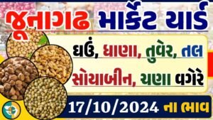 Junagadh Apmc Rate 17-10-2024 આજના જુનાગઢ ના બજાર ભાવ Gkmarugujarat.com