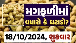 મગફળી ના બજારભાવ - Today Magfali Price 18-10-2024 જાડી મગફળીના આજના બજાર ભાવ અને જીણી મગફળી ના આજના બજાર ઉંચો ભાવ